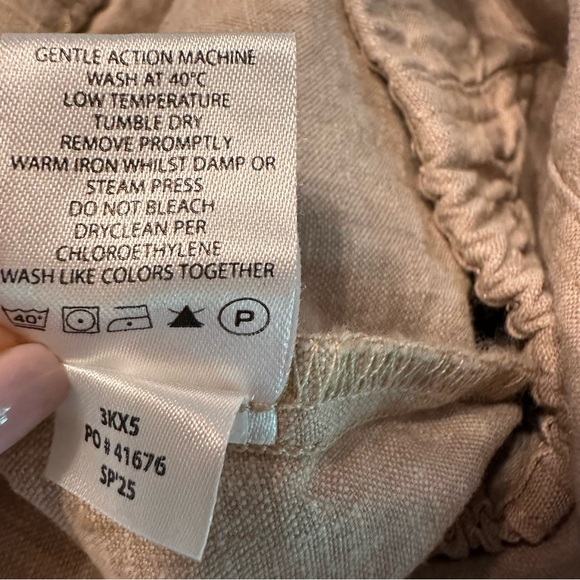 Orvis Relaxed Fit Linen blended Pull On Pants Womens Size 10 (a3 - Picture 6 of 11